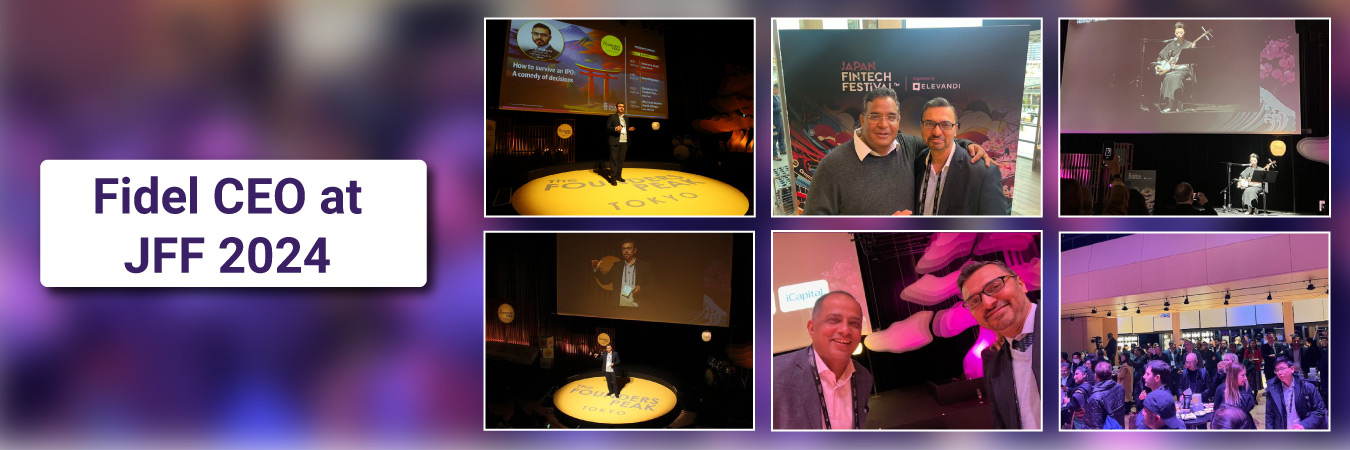 Fidel CEO, Mr. Sunil Kulkarni, Engages at Japan Fintech Festival 2024
