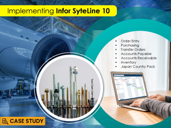 infor syteline support japan - Implementing Infor SyteLine 10 for a Japanese Aerospace Fastener Manufacturer